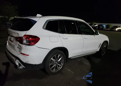 2019 BMW X3 Sdrive30I z USA, uszkodzony, nr VIN 5UXTR7C52KLR51125